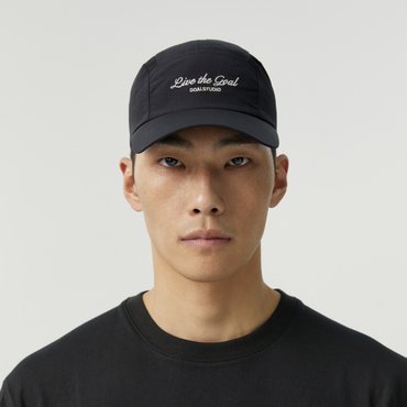 골스튜디오 AIR THROUGH CAMP CAP-BLACK