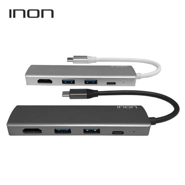 아이논 USB C타입 to 3.0 4포트 with HDMI 허브 IN-UH110C