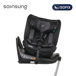 네오 아이사이즈 회전형 카시트 스톤블랙 (ISOFIX) / 선쉐이드