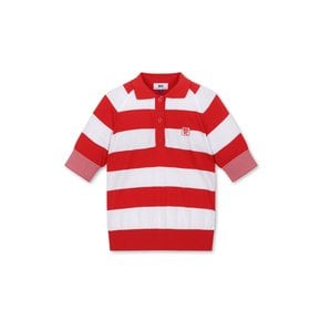 [Athletic] WAAC Womens Stripe SS Knit Polo(WWWAA23553REX)