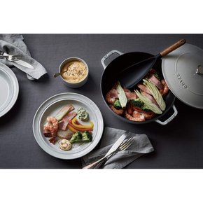 staub [ 24cm ] IH Braiser 40501-484 스토우브 블레이저 소테판 캄파뉴 양손 주물 법랑 냄비