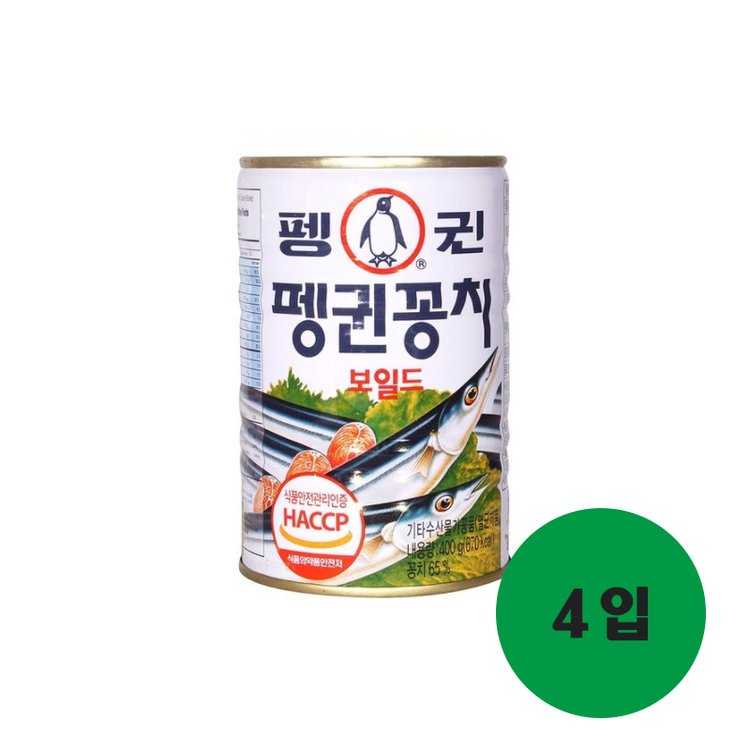 펭귄 꽁치 통조림 400G 4입, 믿고 사는 즐거움 Ssg.Com