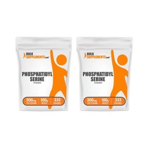 BulkSupplements 벌크서플리먼트 포스파티딜세린분말 가루 100g (333회분) 2팩