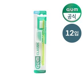 GUM 검 치과 일반 칫솔 311 12개입