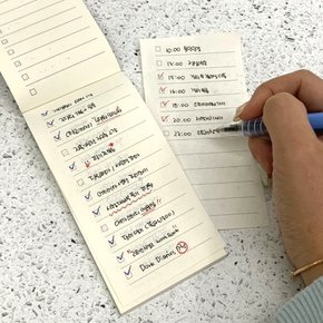 크라프트 메모장 수첩 투두리스트 미니수첩 작은수첩 체크리스트메모지 투두리스트메모지 할일체크리스트