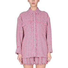 SS22 [MSGM] Shirt TWEED JACKET FUCHSIA 3241MDE17_22711214