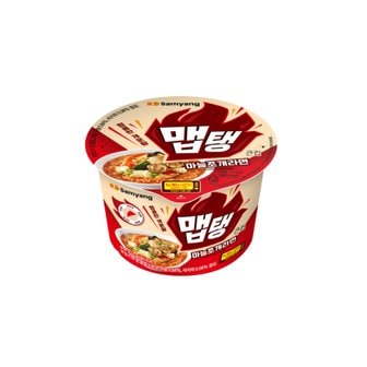 삼양 큰컵 맵탱 마늘조개라면 4개