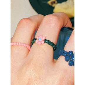 Strawberry Flower Beads Ring 비즈반지