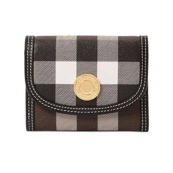 라프리마 버버리 체크 half 지갑 플랩 반지갑 8072669