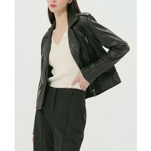 DKNY (( 시즌오프 30% )) 워시드 에코레더 재킷 (DW2E1WJC01CW)