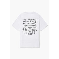 남녀공용 그래픽 티셔츠 (RELAXXX) JWTCM24851WHX