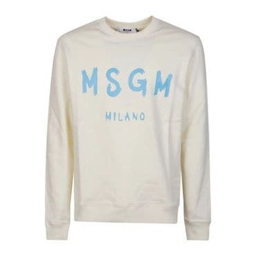 MSGM 엠에스지엠 브러쉬드 로고 맨투맨 3640MM513 247000 02 긴팔 티셔츠