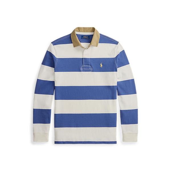 남성 클래식핏 카키 칼라 럭비 셔츠(MNPOKNI16824870400)