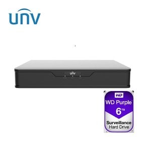 유니뷰 XVR3104-Q3 4채널 하이브리드 CCTV DVR 녹화기 6TB HDD 포함