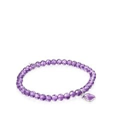 Silver and Amethyst Icon Color Bracelet/토스 자수정 아이콘 실버 팔찌//015431590