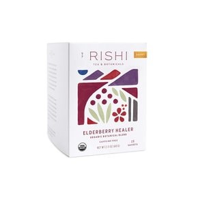 Rishi 허브차 티백 허브티 엘더베리 15개입 60g 2팩