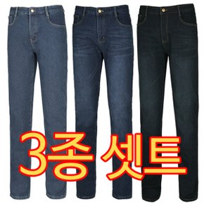 청바지 3종셋트 4050 겨울 기본일자 사방스판 남성 기모청바지_P375007581