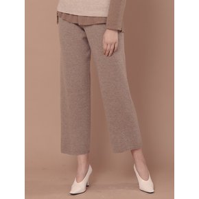 3D Wholegarment Cashmere Wide Pants -BR