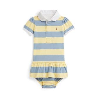 폴로 랄프 로렌 랄프 로렌 베이비 여아 스트라이프 럭비 드레스 앤 블루머(CWPODRSF3D20731700)