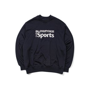 Jersey Sweat Shirt -Navy-