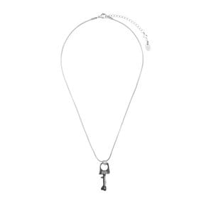 solving key necklace-silver