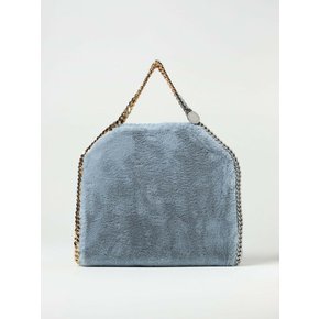 여성 토트 백 Falabella 인 synthetic 퍼 위드 체인 링크 234387WP0228 4850 Blu