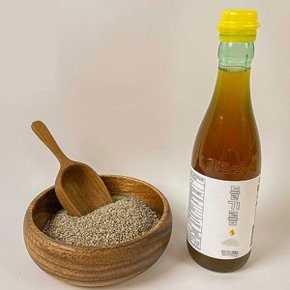 청송농부 국산 들기름 300ml /저온압착/첨가물제로/선물포장