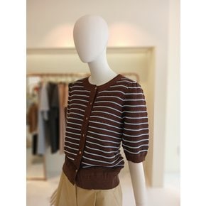 [여주점] 씨씨콜렉트 스트라이프크로셰반팔가디건E253ksl112