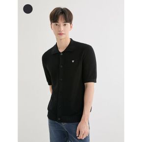 남성 반팔 버튼 카라 가디건 KP2S06J2_P399736460
