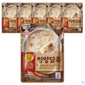 오뚜기 오즈키친 영양 닭죽 간편 파우치 450g 6개