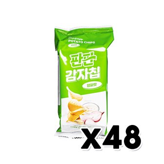  판판 감자칩 양파맛 스낵과자 35g x 48개