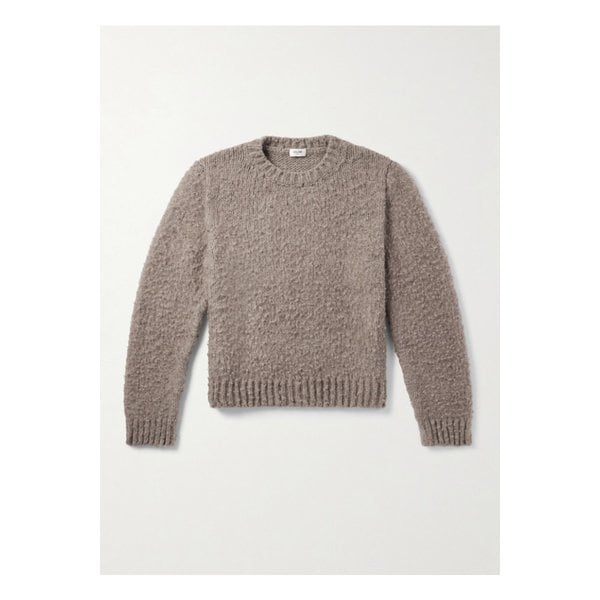 브러시드 울 야크 혼방 스웨터 브라운 46376663162912314