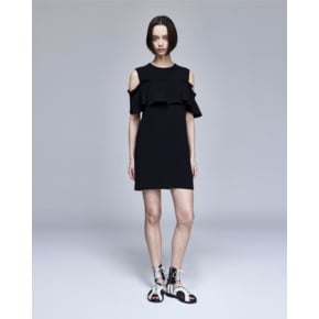 [파주점] [송지오우먼]어시메트릭 폴드 원피스 블랙 WH2OP307BK