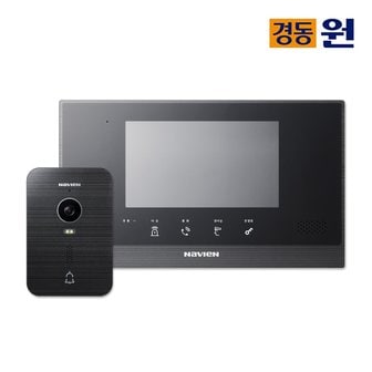 경동 시공포함 비디오폰(인터폰) NHA-0793(블랙) 초인종포함/전국AS/터치버튼/도어락연동