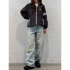 오리지널 ADS200 루즈핏 윈드브레이커 트랙 탑 자켓 나이트 브라운 KD9392