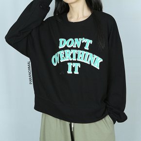 오버씽 레터링 라운드 맨투맨   _P435640286