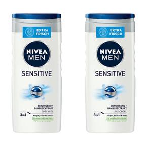 [해외직구] 독일직구 Nivea 니베아 맨 센서티브 샤워 겔 250ml 2팩