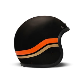 빈티지 오픈페이스 헬멧 SUNSET MATT BLACK
