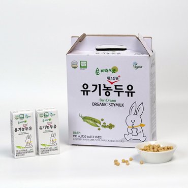 다온푸드 [삼육]바리의꿈 해조칼슘 유기농 비건두유 190ml x64개입/HACCP인증