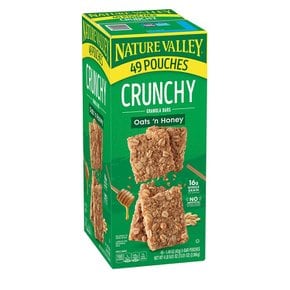 [해외직구]네이처밸리 크런치 오트 허니 그래놀라바 42g 98입/ Nature Valley Crunchy Oats n Honey