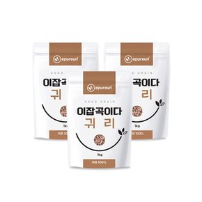 [이잡곡이다] 24년산 국산 강진 햇 귀리 1kg x 3봉