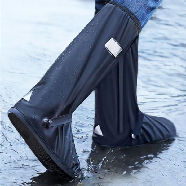 [옷자락] 남자 여자 PVC 블랙 신발보호 슈즈 방수 커버
