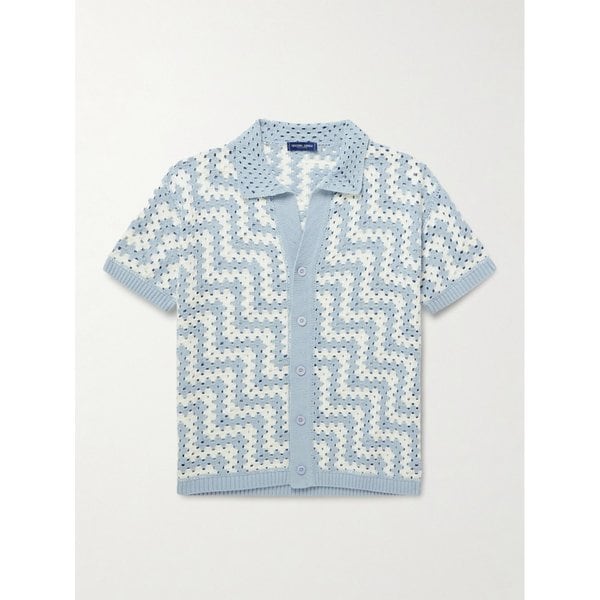 프레스코볼 카리오카 핀토 크로셰 코튼 셔츠 46376663163008333