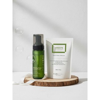 유리피부 [1+1] 그란떼 데일리 약산성 클렌징 폼 160ml + 리필 160ml