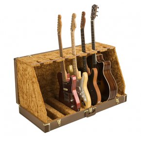 Fender 펜더 기타 스탠드 Classic Series Case Stand - 7 Guitar, Brown