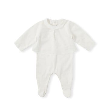 베네베네 BABY) VT 퓨어 셔츠 오가닉 슬립수트