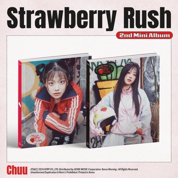 [CD][랜덤.포스터]츄 (Chuu) - 미니 2집 [Strawberry Rush] / Chuu - 2Nd Mini Alabum [Strawberry Rush]  {06/26발매}