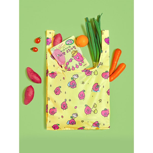 춘구마 포켓 장바구니_춘구마