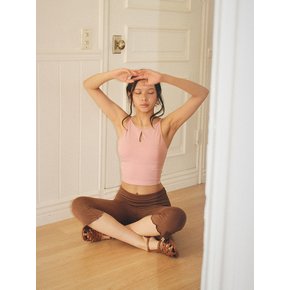 Aura Cut Tank (Petal Pink)