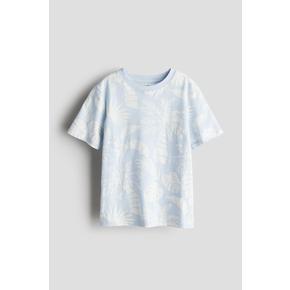 프린트 티셔츠 라이트 블루/패턴 1216652029